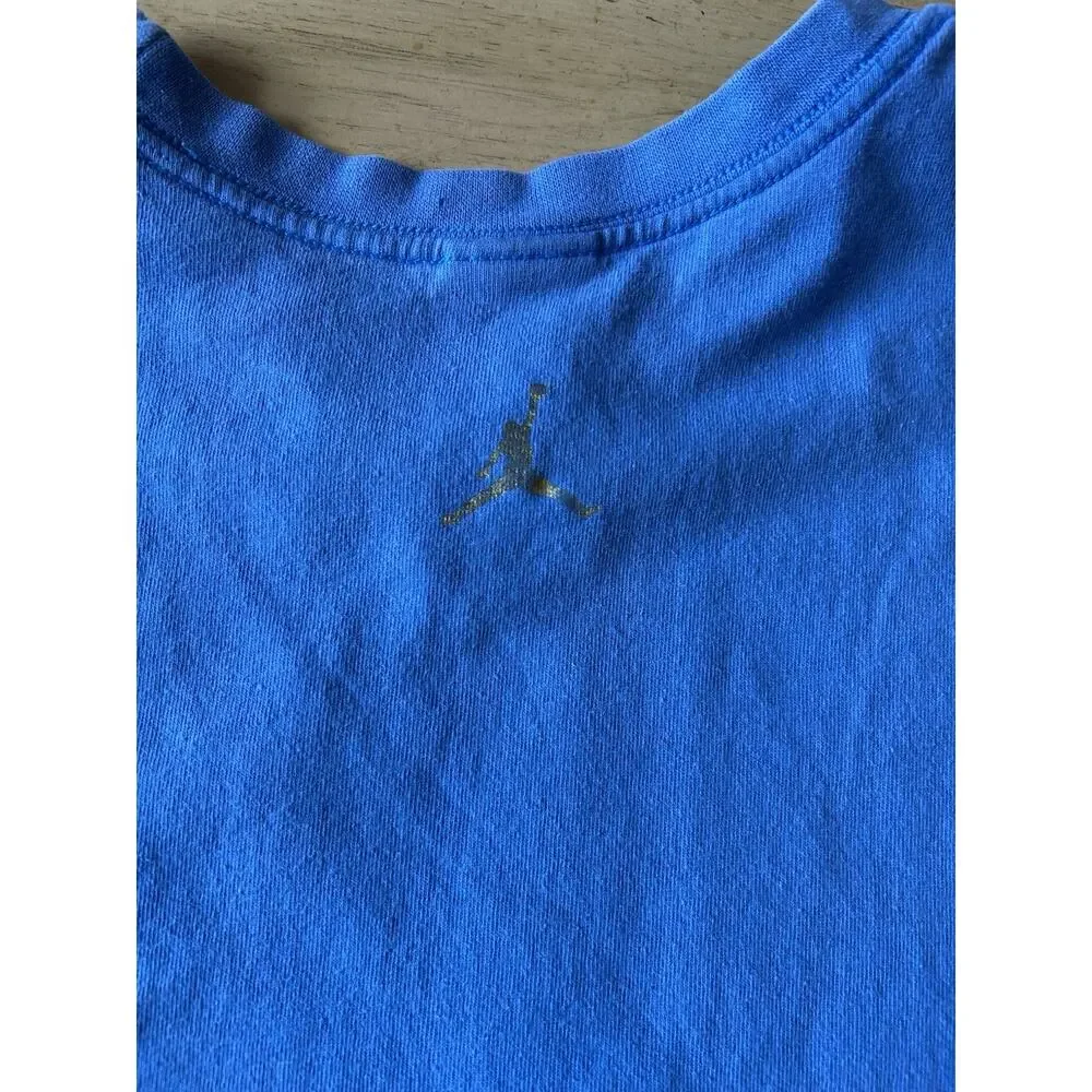 Vintage Air Jordan 3XL T-Shirt Jumpman Light Blue Oversized 2006 Y2K Nike